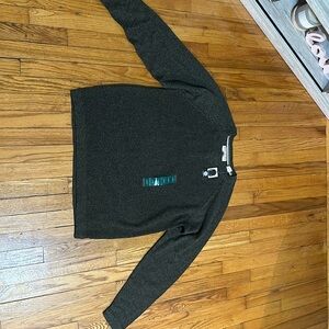 Men’s WP weatherproof olive blk twist sweater size large NWT!